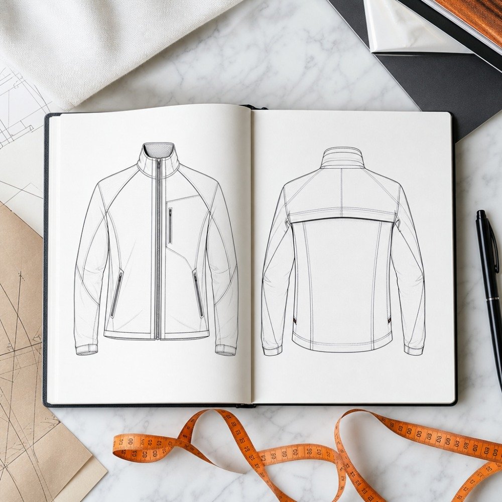 CAD Design & Sampling — manufacturing stage at Zypora Activewear