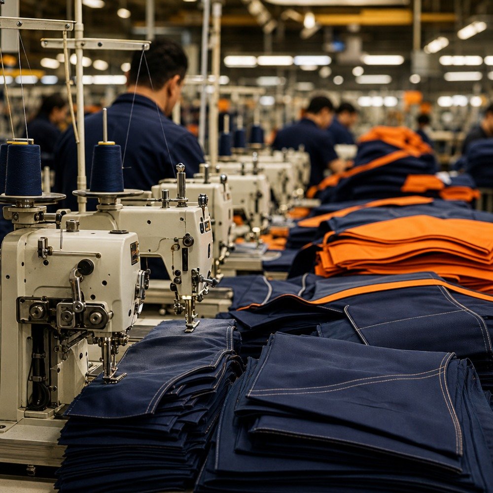 Bulk Production — manufacturing stage at Zypora Activewear