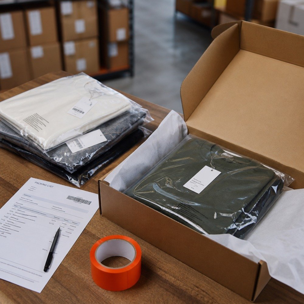 Packaging & Delivery — manufacturing stage at Zypora Activewear