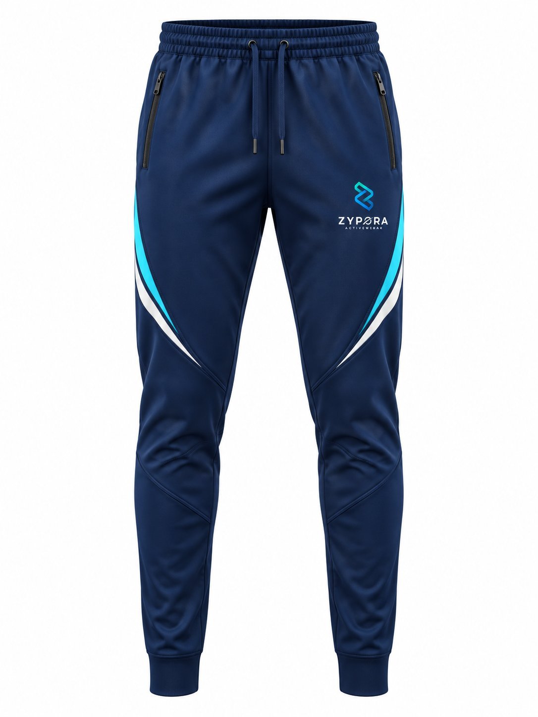 Training Pants — Navy Speed Stripe by Zypora Activewear