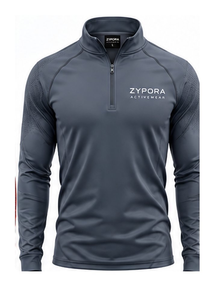 Training Top — Charcoal Performance - Zypora Activewear Custom Manufacturing
